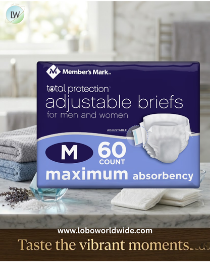 Member's Mark Total Protection Unisex Briefs