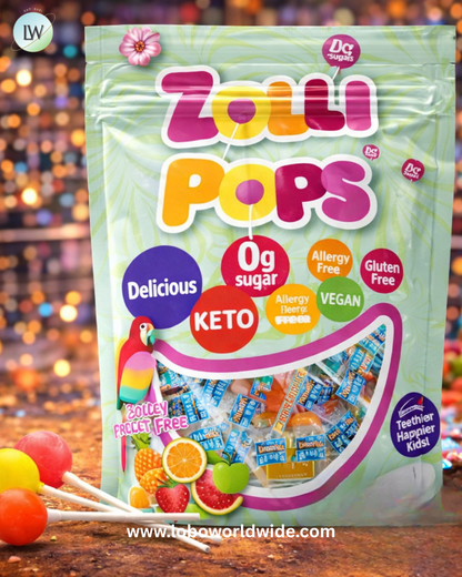 Zollipops The Clean Teeth Pops, Anti Cavity Lollipops, 5.2 Ounce