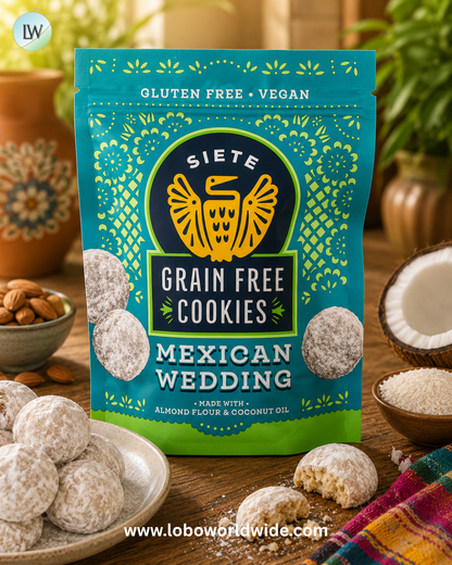 Siete, Grain Free Cookies, Mexican Wedding, 4.5 oz (127.6 g)