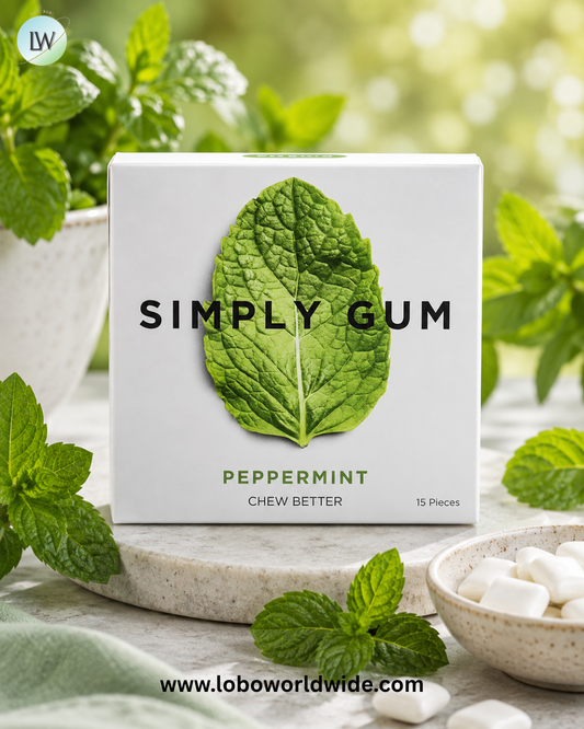 Simply Gum, Chewing Gum, 15 Pieces