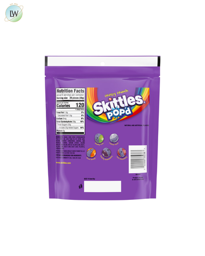 Skittles Pop'd Creepy Crunch Freeze Dried Halloween Candy, 5.5 oz.