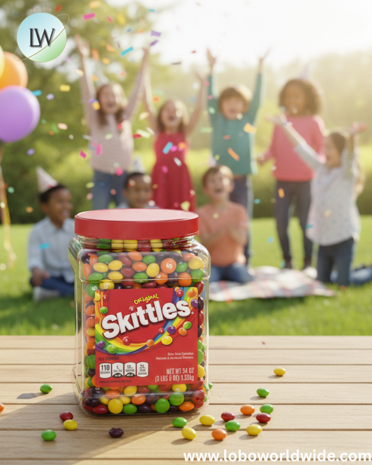 Skittles Original Fruity Candy Jar 54 oz