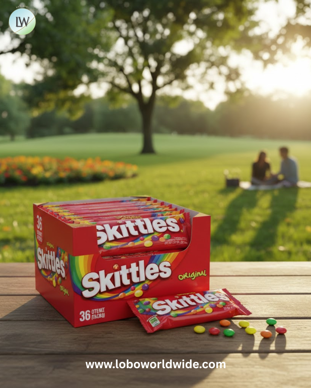 Skittles Original Fruity Chewy Candy, Full Size, 2.17 oz., 36 pk