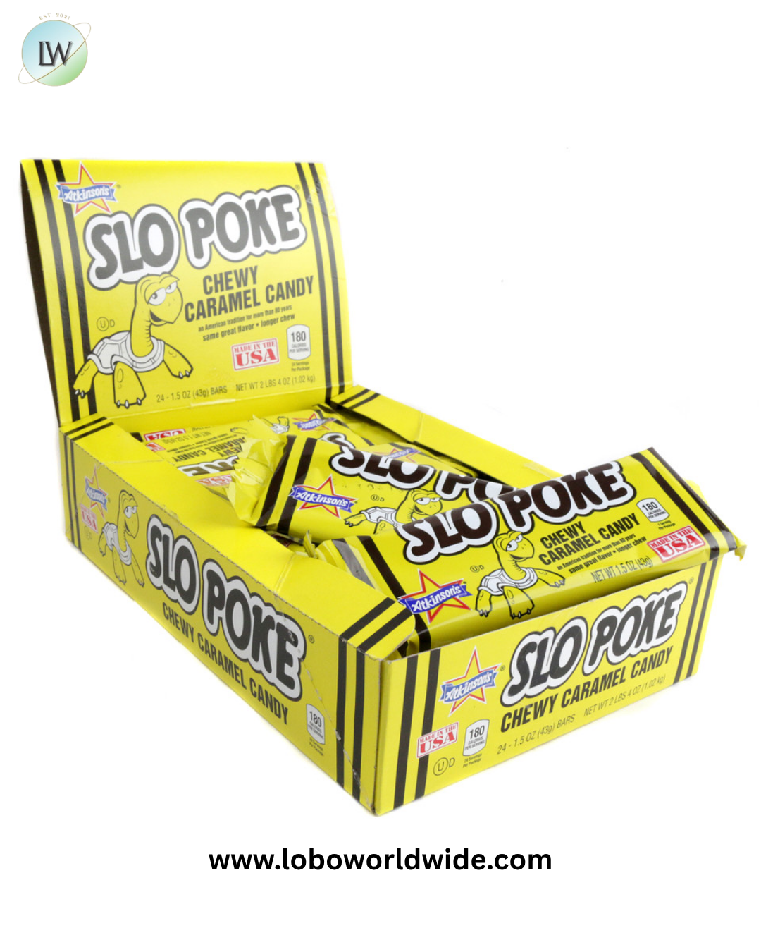 Slo Poke Caramel Candy 24 Pack