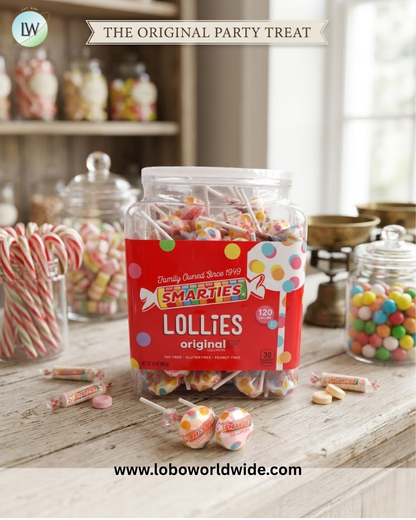 Smarties Lollies Wrapped 120 Piece