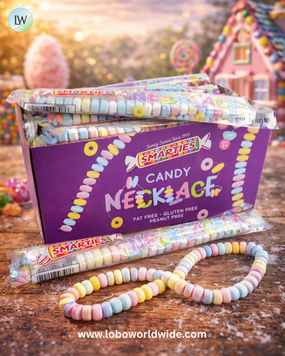 Smarties Candy Necklaces 24 Piece