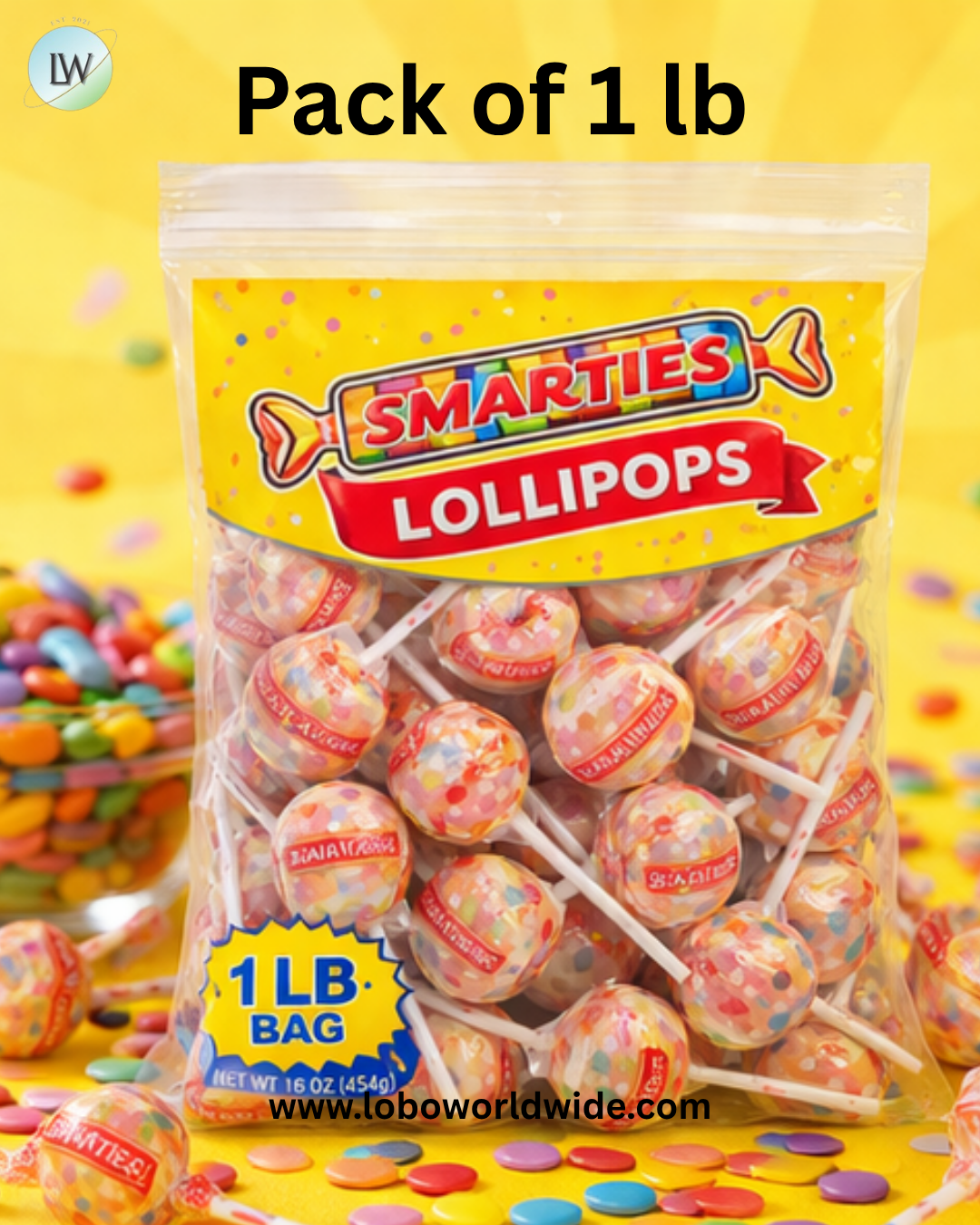Smarties Double Lollies Wrapped