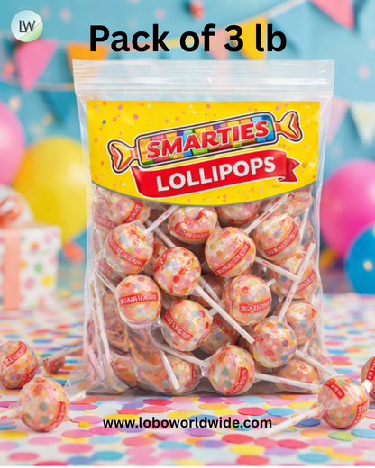 Smarties Double Lollies Wrapped