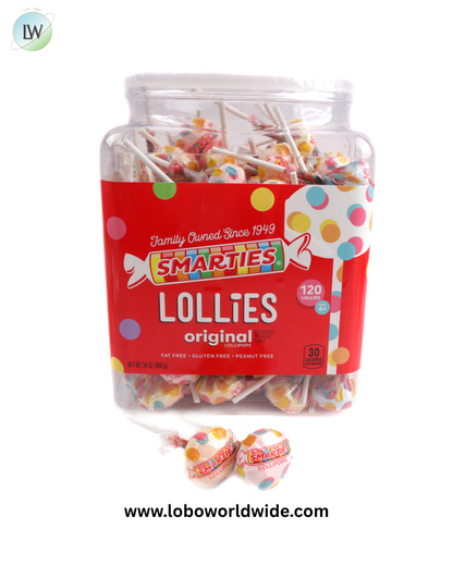 Smarties Lollies Wrapped 120 Piece