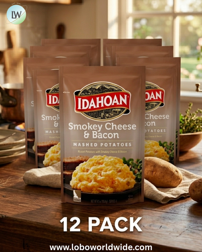 (12 pack) Idahoan Mashed Potatoes Side Dish, 4 oz