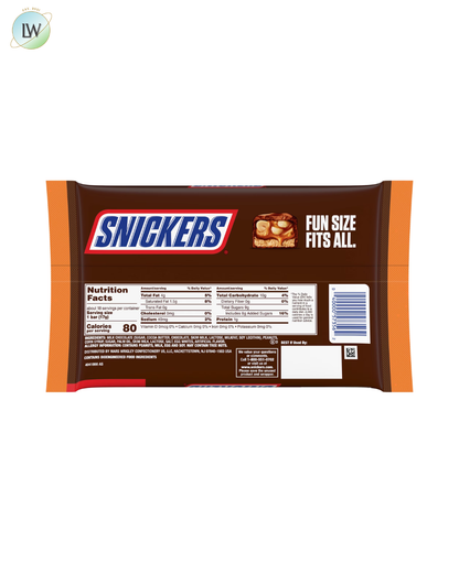 Snickers Fun Size Halloween Chocolate Bars, 10.59 oz.