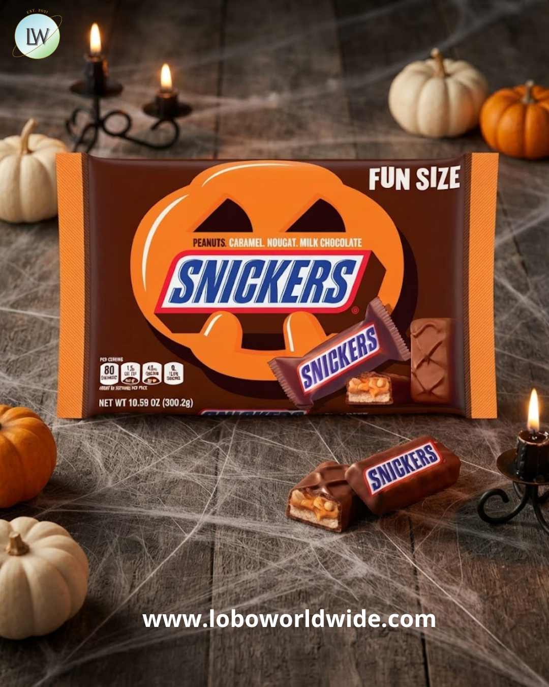 Snickers Fun Size Halloween Chocolate Bars, 10.59 oz.
