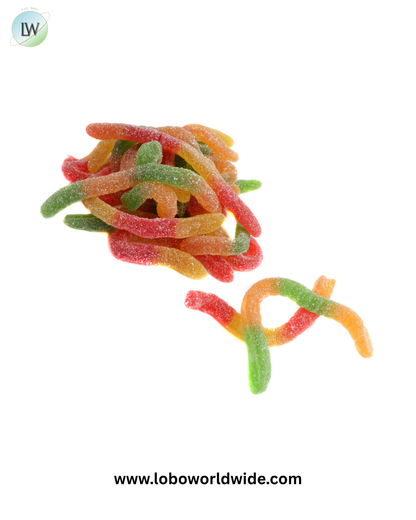 Sour Gummy Worms - Kervan