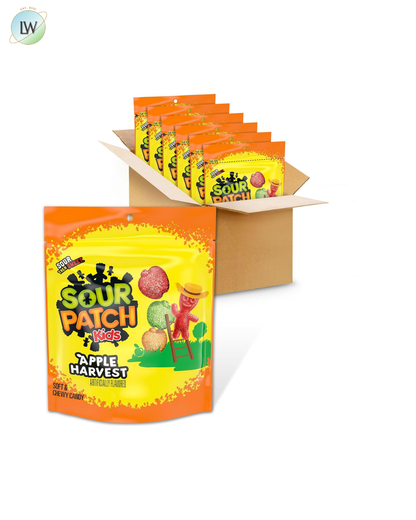 Sour Patch Kids Candy, Apple Harvest, 10 oz, 6 pk.