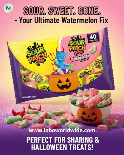 Sour Patch Kids Halloween Gummy Variety Pack, 40 ct.