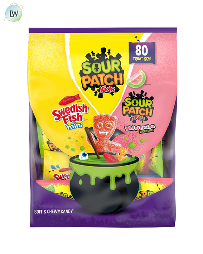 Sour Patch Kids, Swedish Fish Variety Pack, 36.33 oz. (80 Pieces)