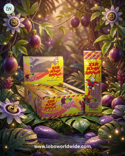 Sour Power Straws - 24ct