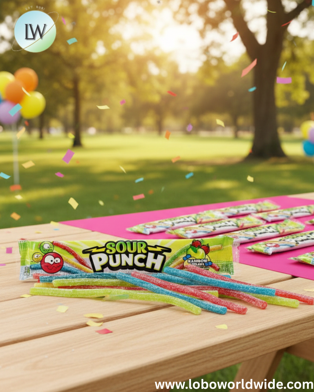 Sour Punch Rainbow Straws 2 Oz. (24 ct.)