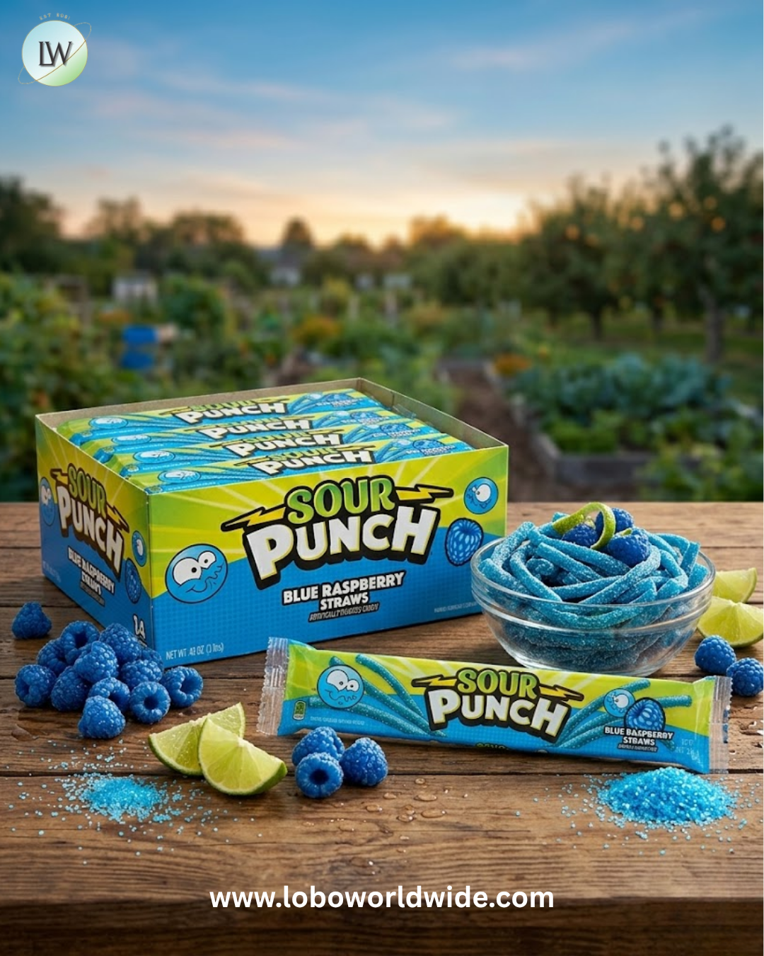 Sour Punch Straws - 24ct