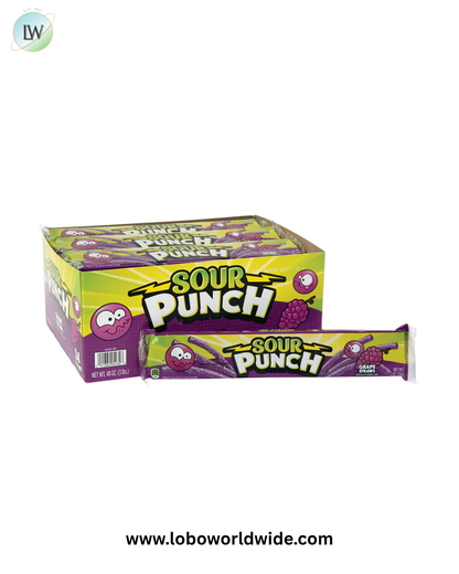 Sour Punch Straws - 24ct