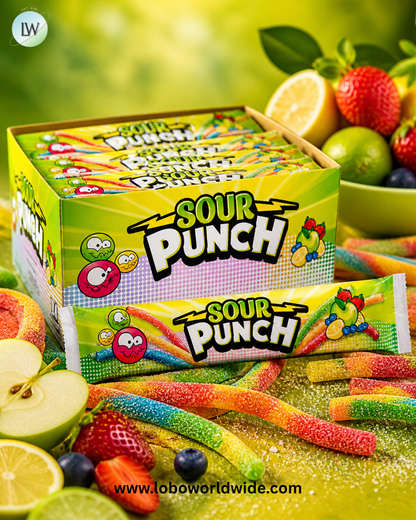 Sour Punch Straws - 24ct