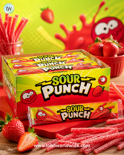 Sour Punch Straws - 24ct