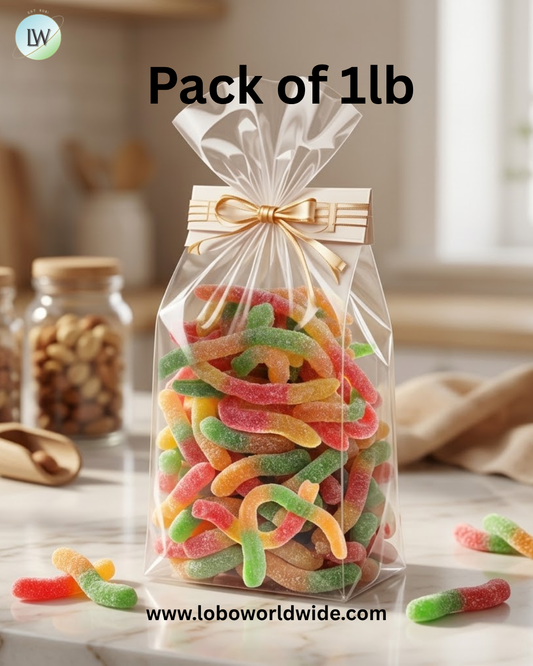 Sour Gummy Worms - Kervan