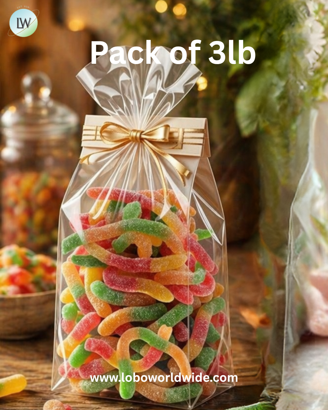 Sour Gummy Worms - Kervan