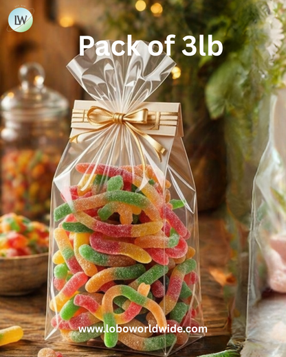 Sour Gummy Worms - Kervan