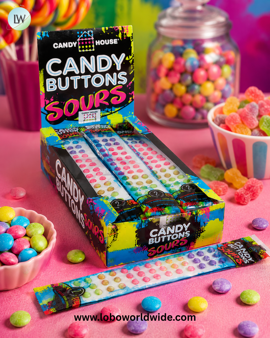 Candy Buttons - 24ct