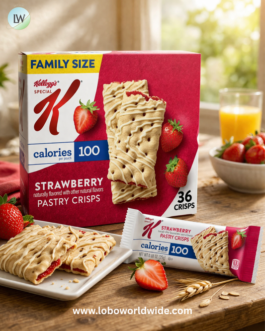 Special K Bar Strawberry Chewy Pastry Crisps, 100 Calories, 15.84 oz, 36 Count