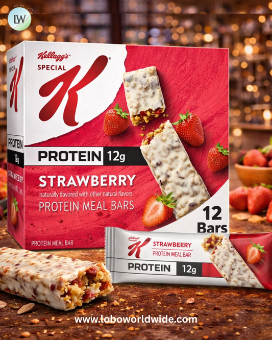 Special K Bar Strawberry Chewy Protein Meal Bars, 12g Protein Snacks, 19 oz, 12 Count