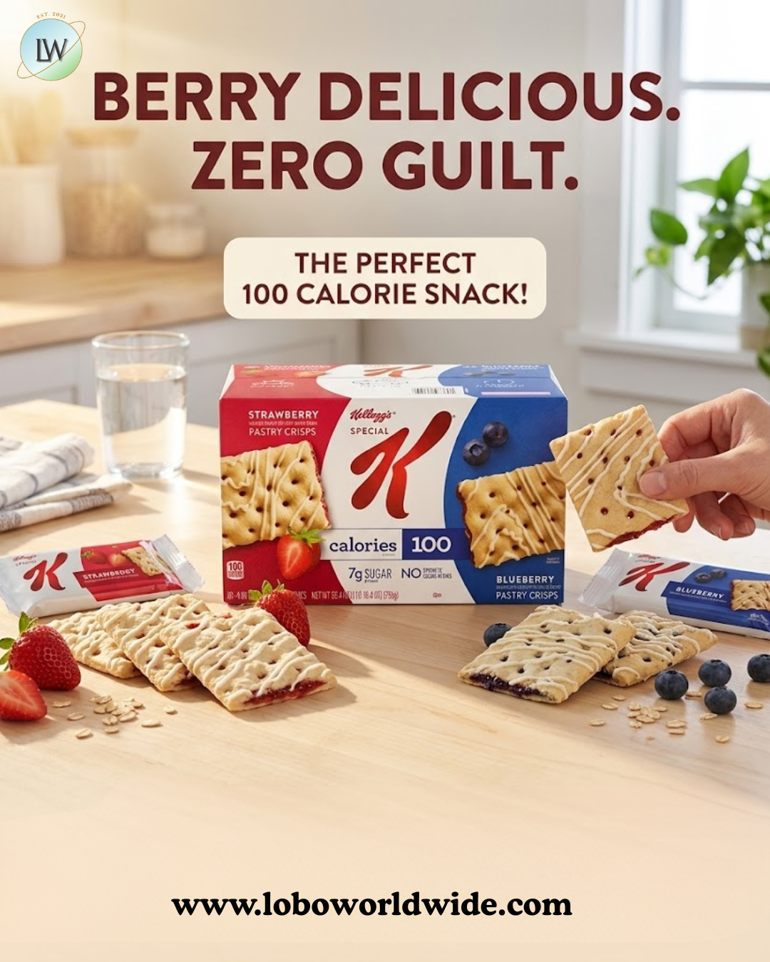 Kellogg's Special K Pastry Crisp Bars, Variety Pack, 60 ct.