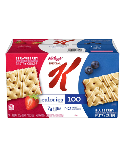 Kellogg's Special K Pastry Crisp Bars, Variety Pack, 60 ct.