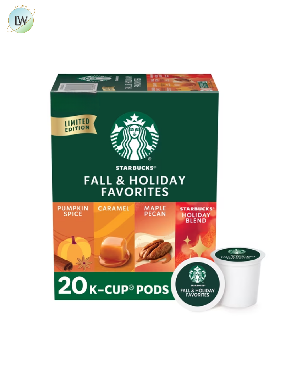 Starbucks Keurig Coffee Pods, Limited Edition K-Cup Pods, 20 ct.