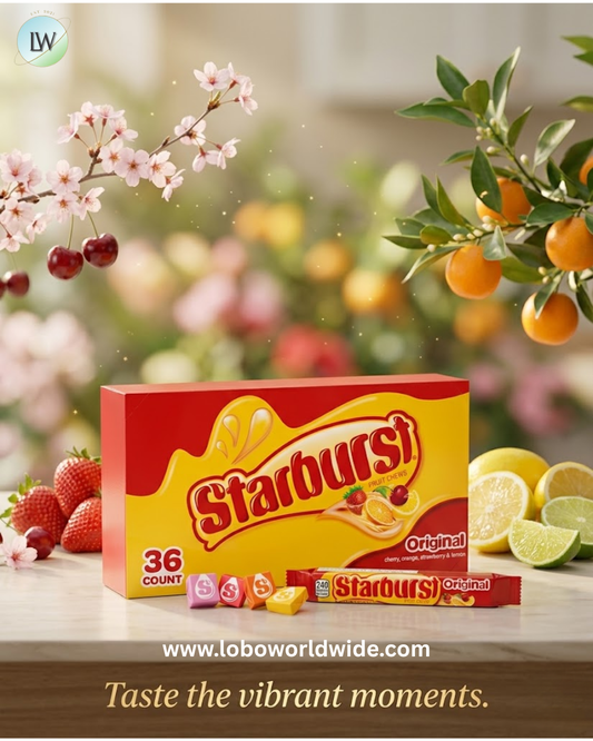 Starburst Chewy Candy, Original, Full Size, 2.07 oz, 36-count