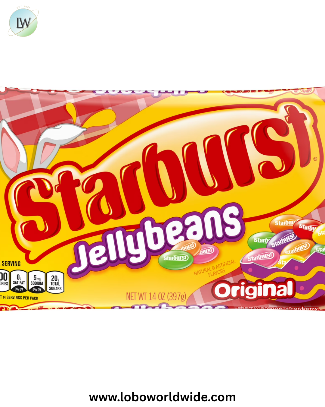 Starburst Original Jelly Beans Easter Candy - 14 oz Bag