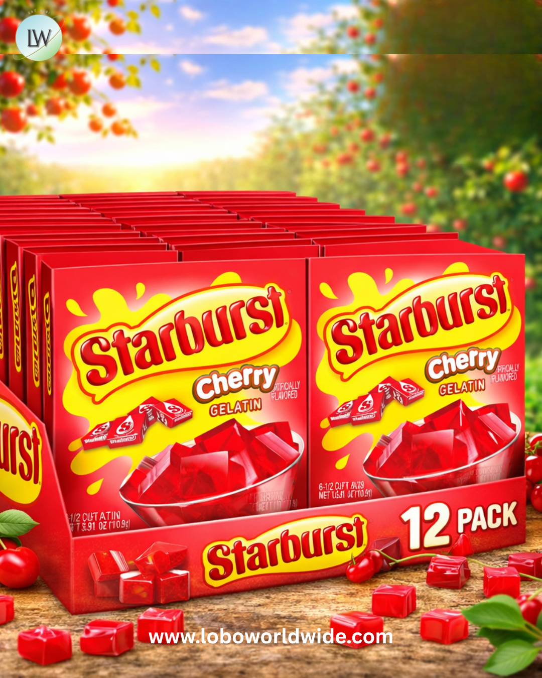 Starburst Gelatin – 3.93 Ounce Box