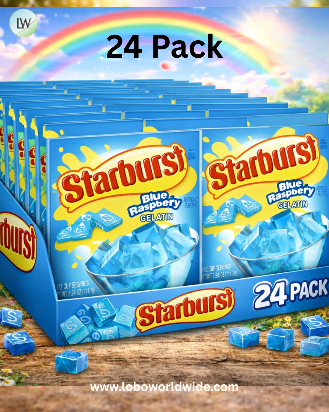 Starburst Gelatin – 3.93 Ounce Box