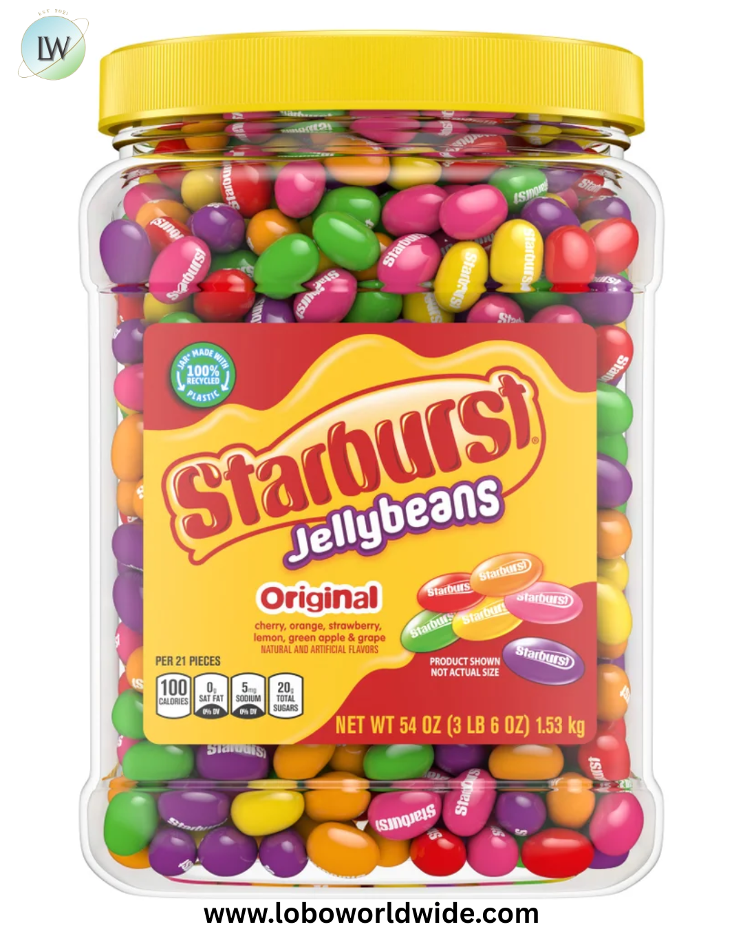 Starburst Original Jellybeans, 54 oz