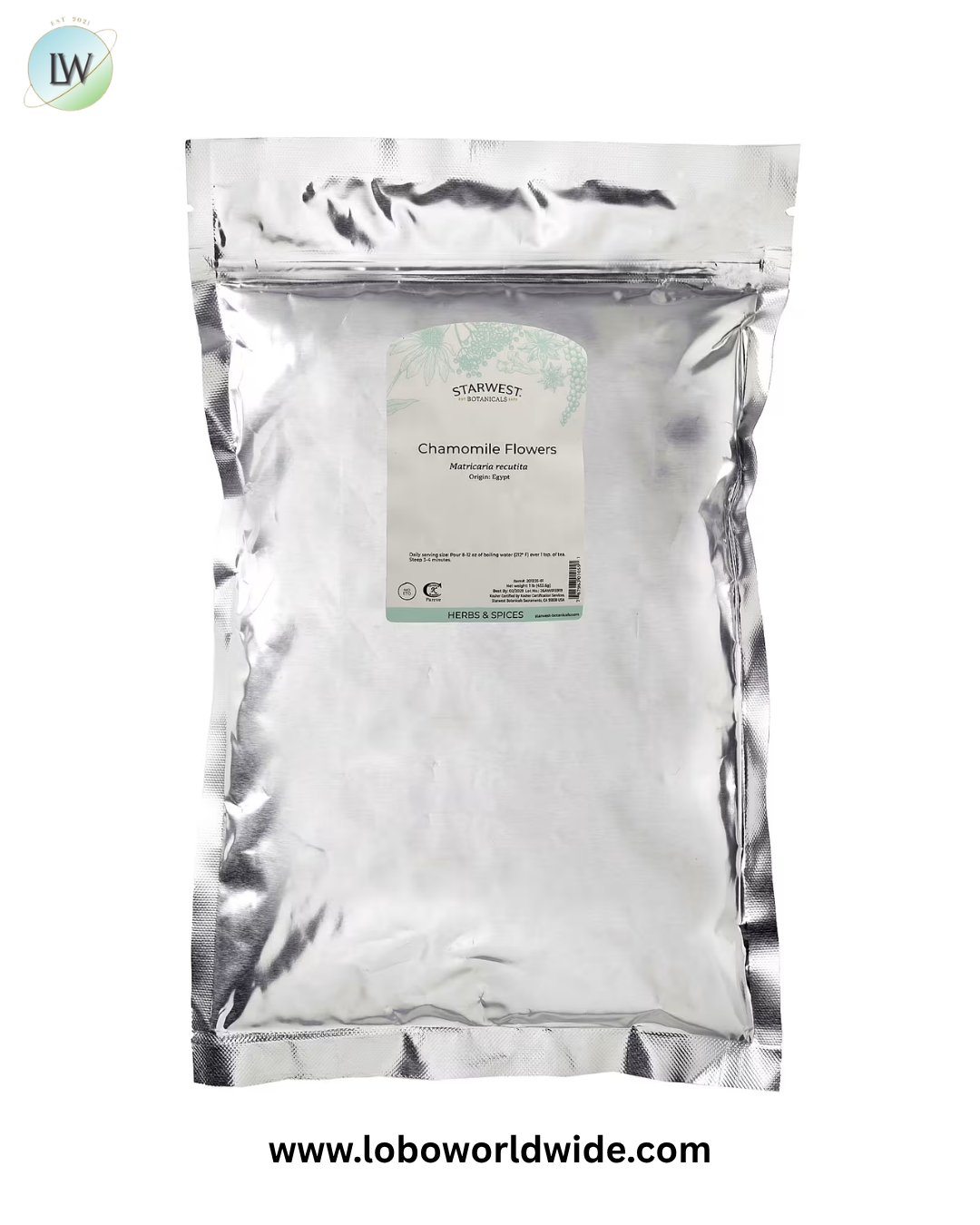 Starwest Botanicals, Chamomile Flowers , 1 lb (453.6 g)
