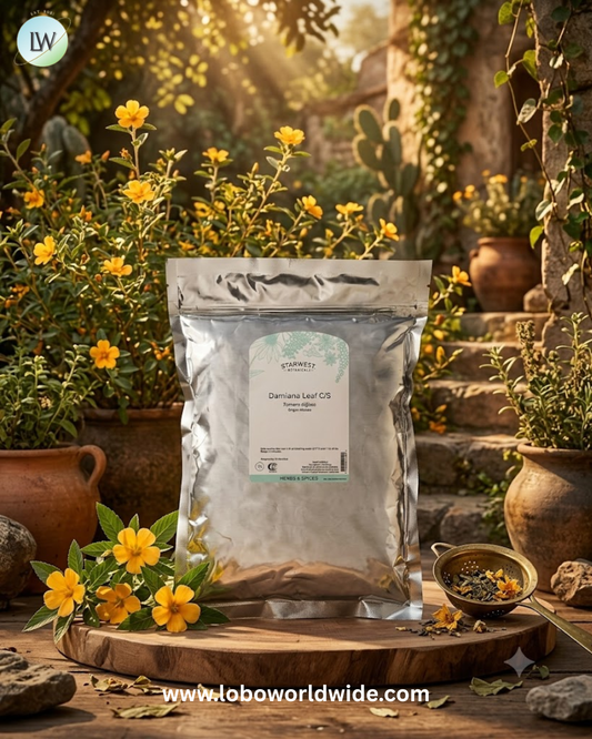 Starwest Botanicals, Damiana Leaf, Cut & Sifted, 1 lb (453.6 g)