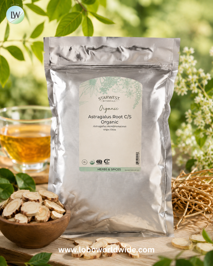Starwest Botanicals, Organic Astragalus Root, Cut & Sifted, 1 lb (453.6 g)