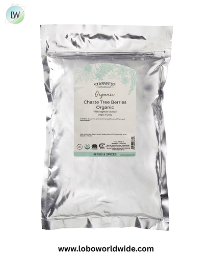 Starwest Botanicals, Organic Chaste Tree Berries, 1 lb (453.6 g)
