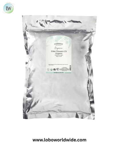 Starwest Botanicals, Organic Elder Flowers, Cut & Sifted, 1 lb (453.6 g)