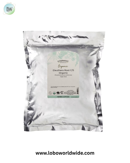 Starwest Botanicals, Organic Eleuthero Root C/S, 1 lb (453.6 g)