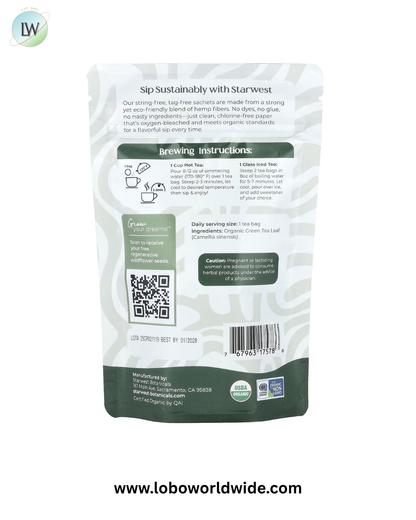 Starwest Botanicals, 20 Tea Bags, 1.4 oz (40 g)