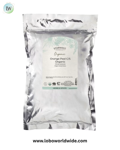 Starwest Botanicals, Organic Orange Peel C/S, 1 lb (453.6 g)