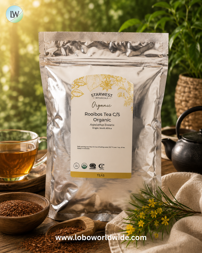 Starwest Botanicals, Organic Rooibos Tea, Cut & Sifted, 1 lb (453.6 g)
