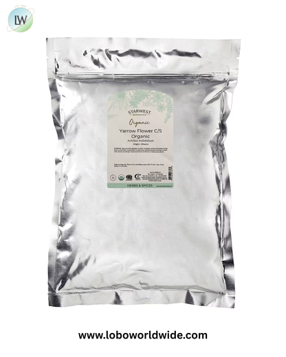 "Starwest Botanicals, Organic Yarrow Flower, Cut & Sifted, 1 lb (453.6 g) "